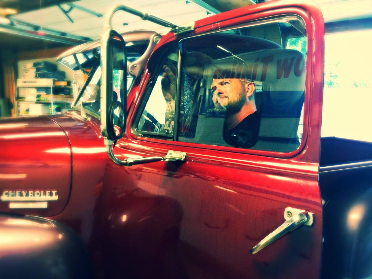 Red Car After Window Tint Work — Moraine, OH — SolarScreen