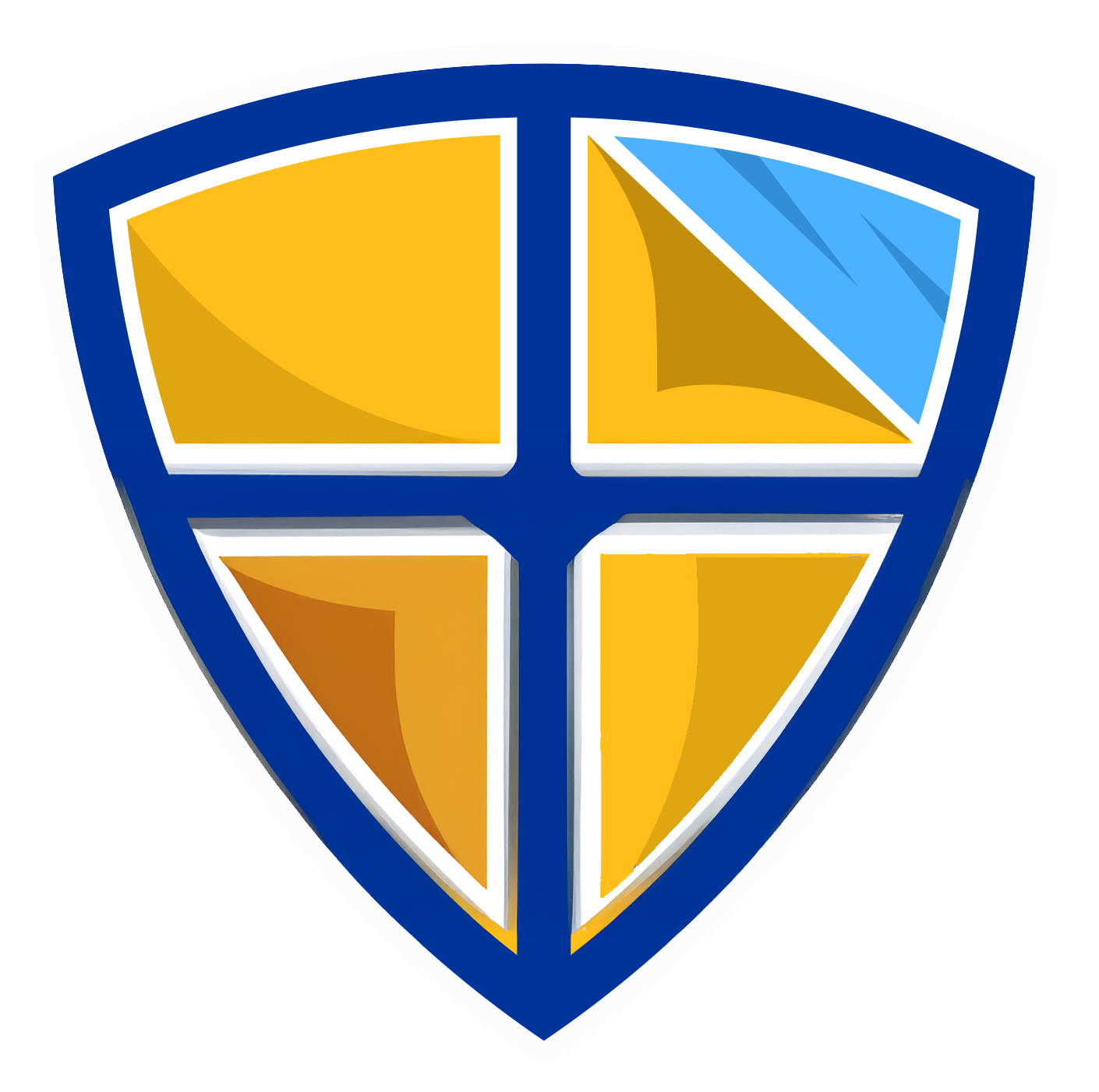 Shield icon representing storm and hurricane window protection by Securi-Panes