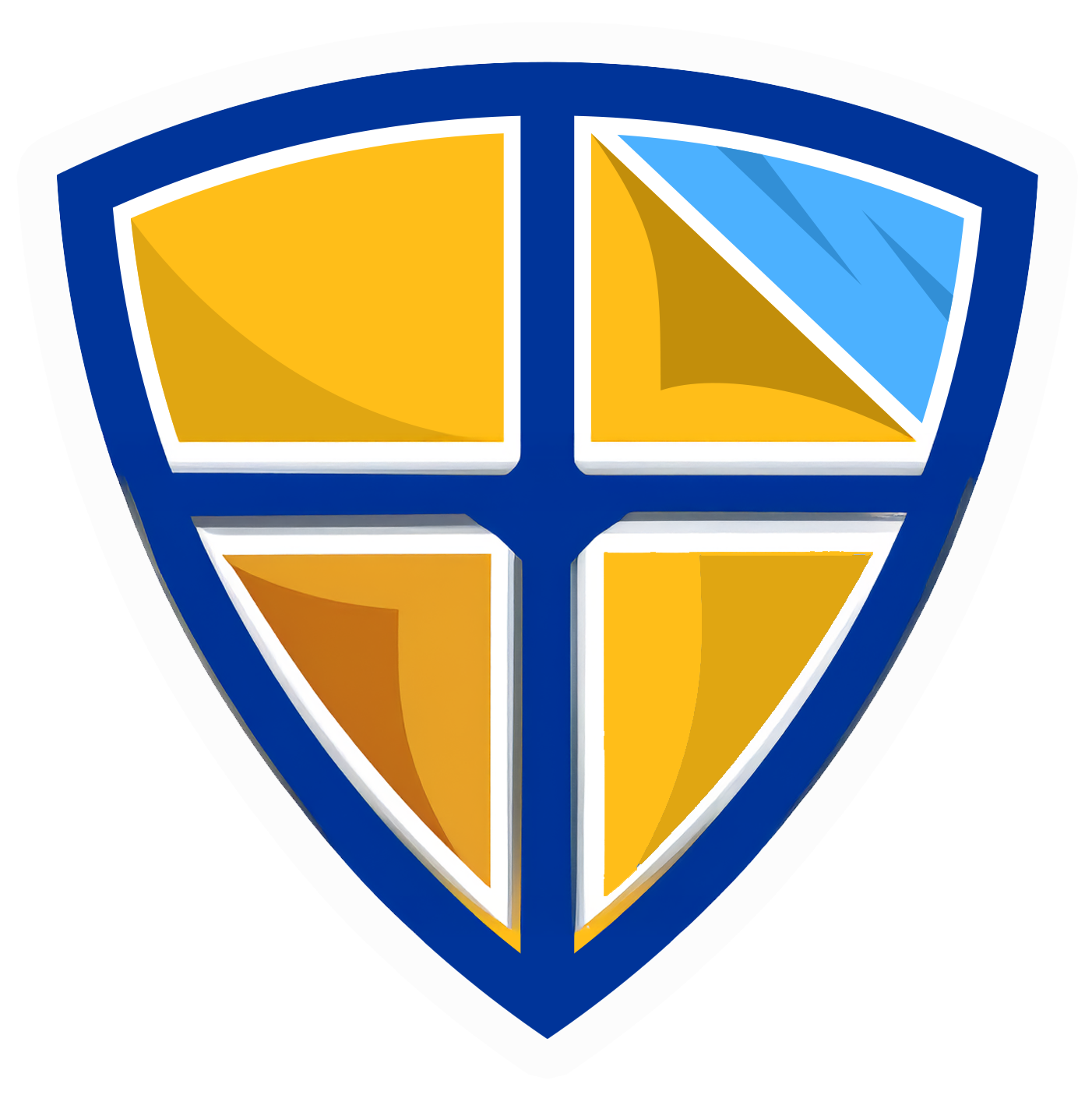 Security symbol for Tampa Bay storm windows – Securi-Panes visual identity