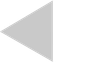 A white triangle with a shadow on a white background.