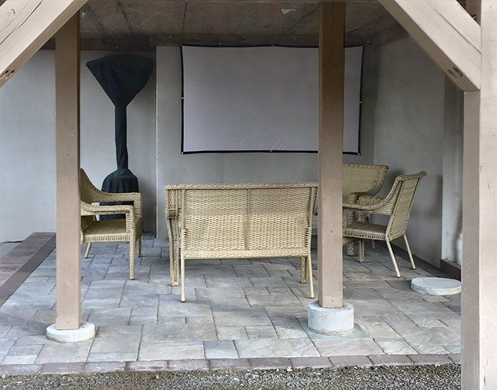 Under Deck Patio - After