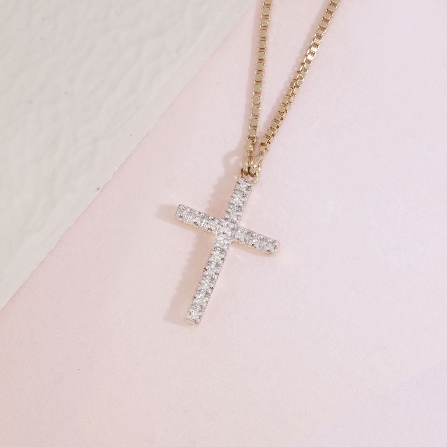 ella stein gold cross necklace