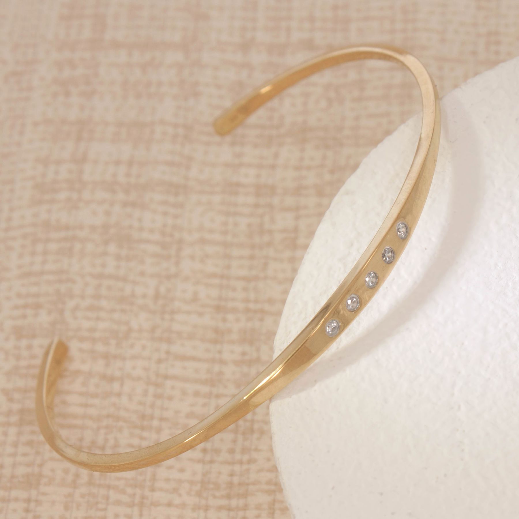 ella stein gold cuff bangle bracelet