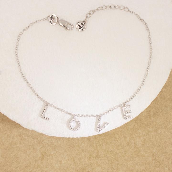 ella stein silver love bracelet