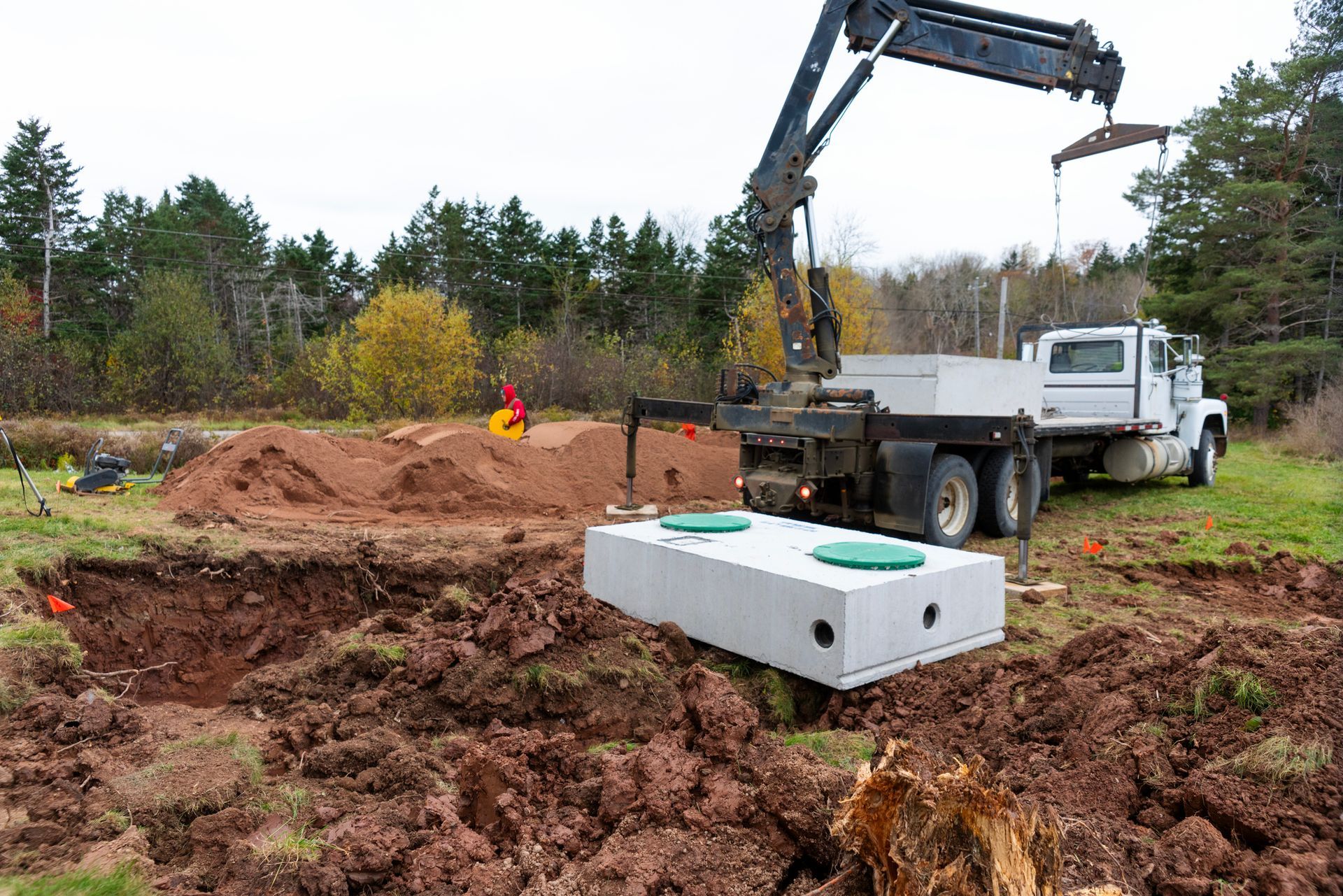 Alternative Sewage System — Mooresvile, NC — HST Inc.