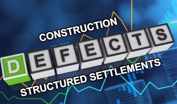 construction defect structured settlements