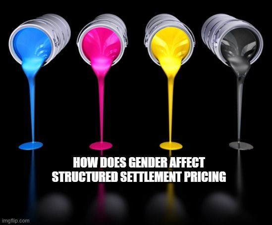 how soesgender affect structured settlement rates