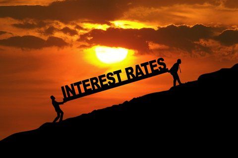 high interest rates higher discount rates