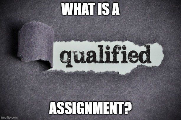 what is qualified assignment