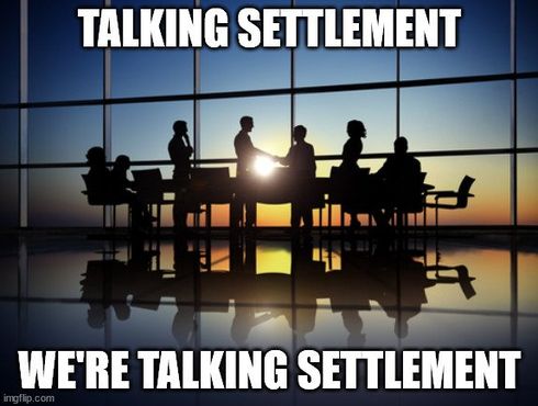 talking settlement