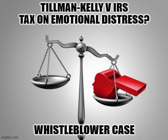is emotional distress excludable  under IRC 104(a)(2) in whistleblower case