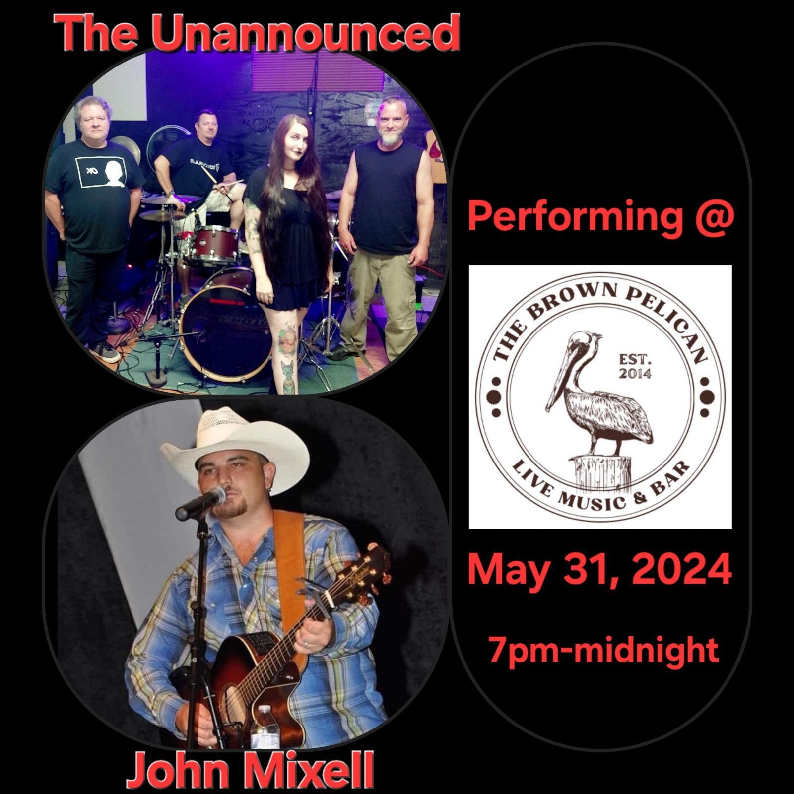 Live Music – New Bern, NC – the Brown Pelican