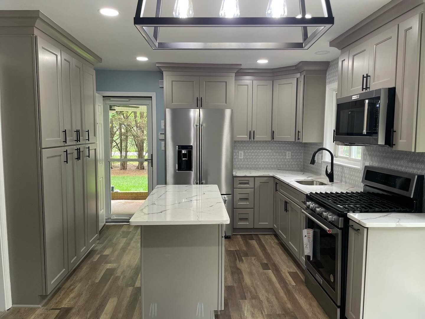 A kitchen remodel in Lincolnton, NC by Small Town Builders