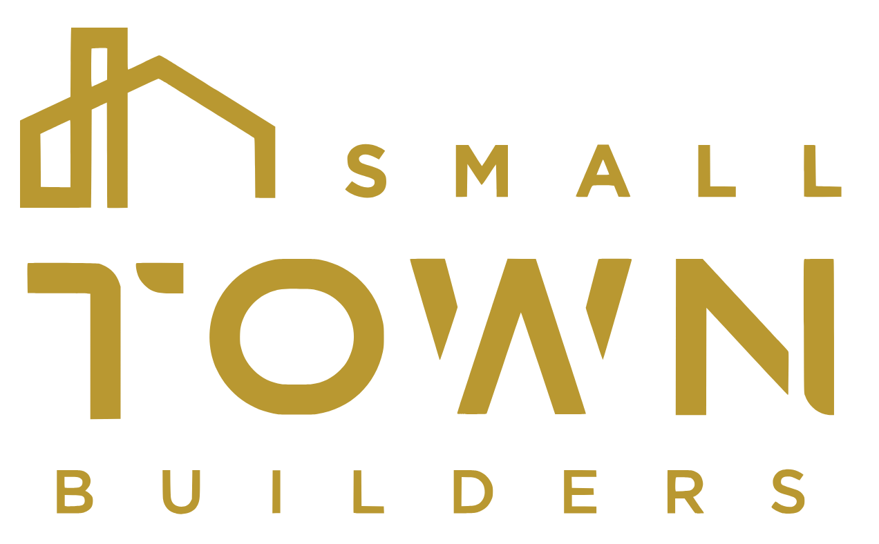 The logo of Small Town Builders in Lincolnton, NC