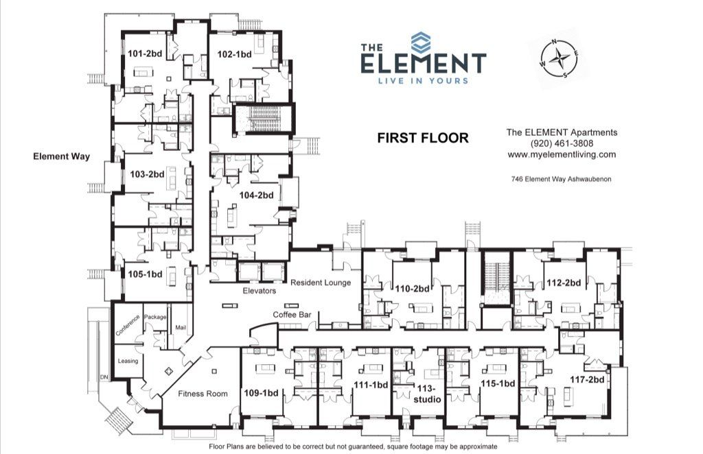 Bldg 1 Mrkt Plans Key Floor 1