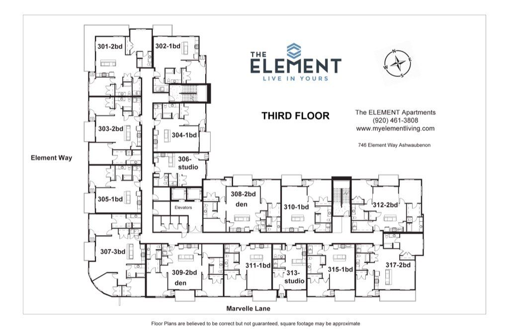 Bldg 1 Mrkt Plans Key Floor 3