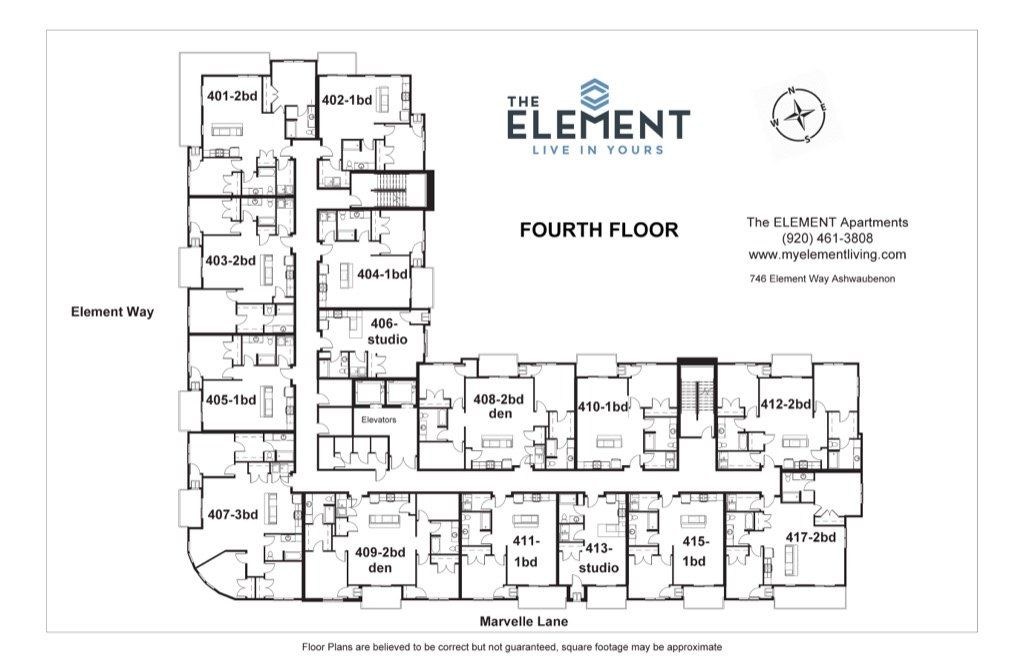 Bldg 1 Mrkt Plans Key Floor 4