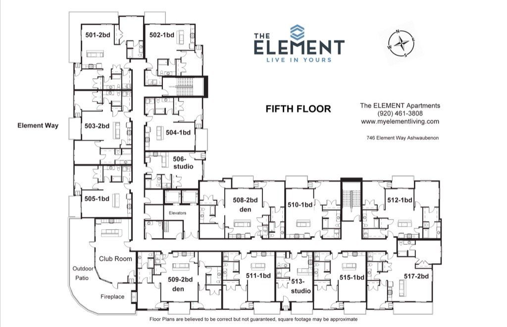 Bldg 1 Mrkt Plans Key Floor 5