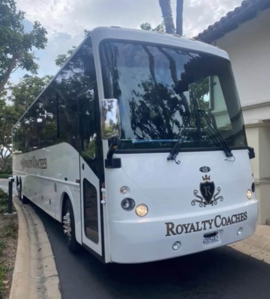 44 passenger charter bus rental service fresno