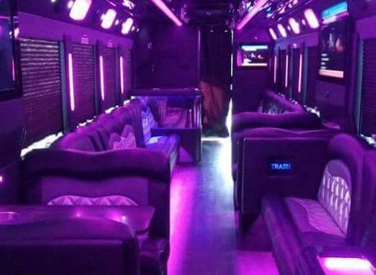 large party bus rentals in Fresno CA
