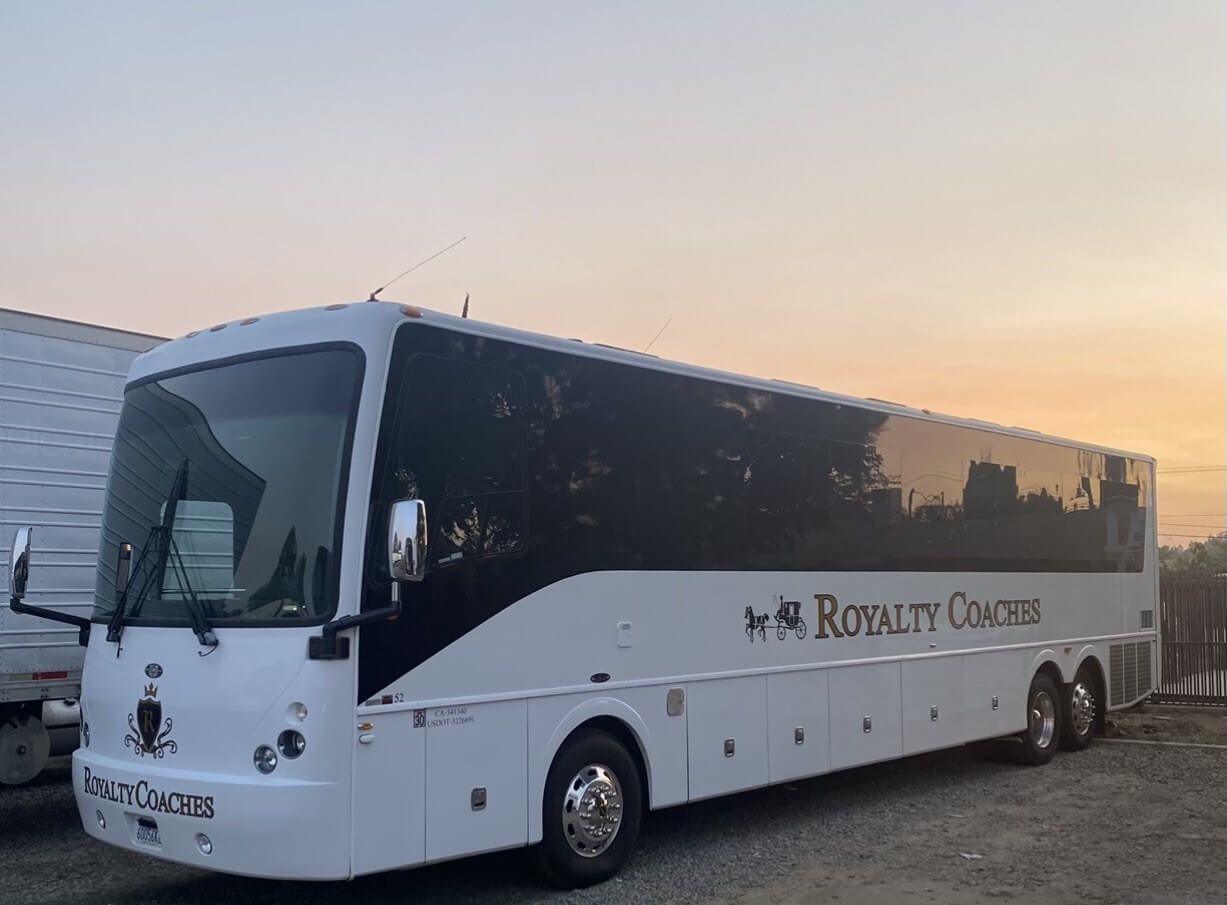 large charter bus rental service fresno