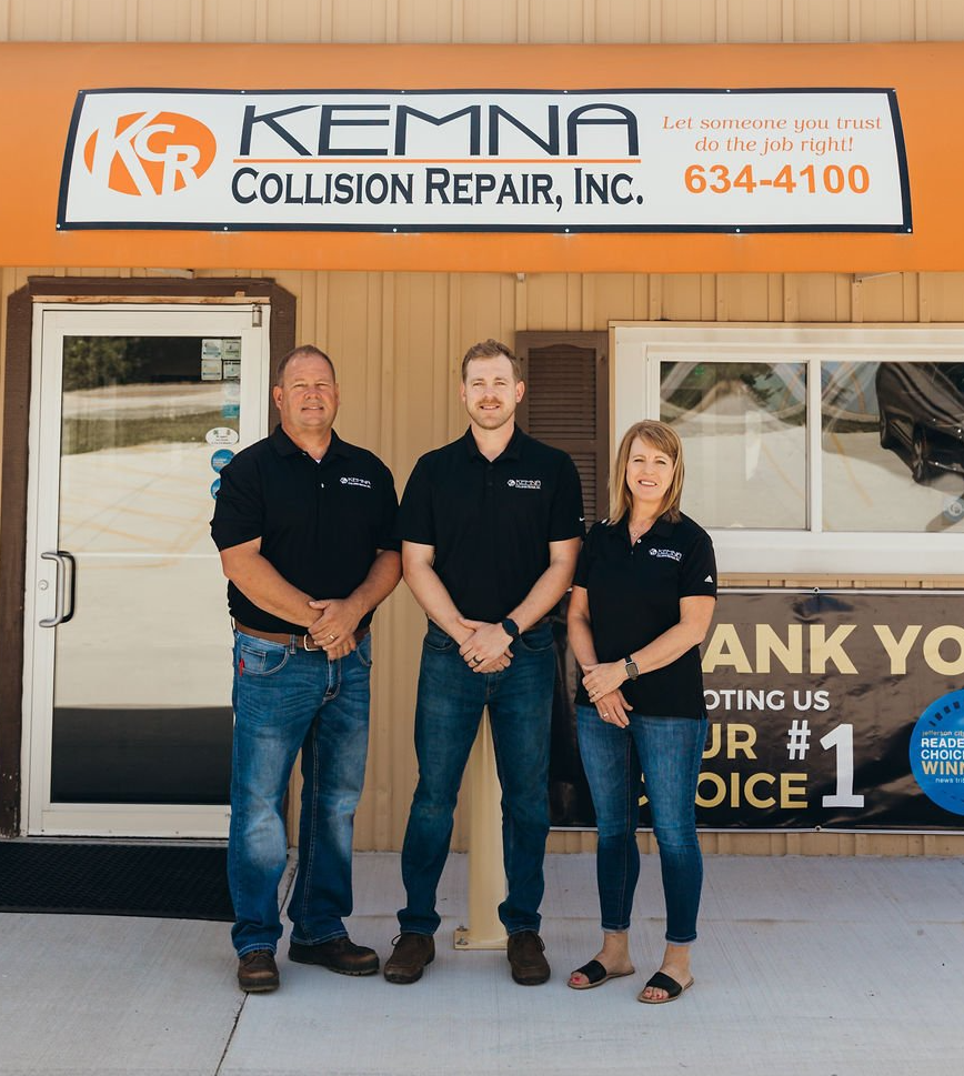 Some Staff of Jefferson City, MO’s Award-Winning Auto Body Repair Service Kemna Collision Repair.