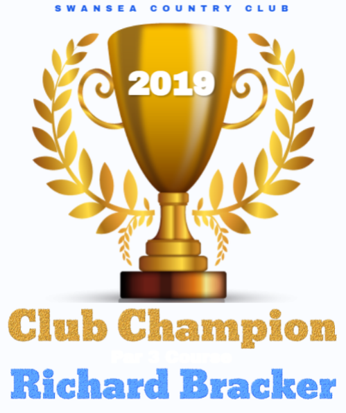 A swansea country club logo that says club champion richard bracker