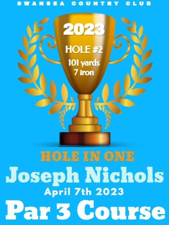 A poster for joseph nichols par 3 course