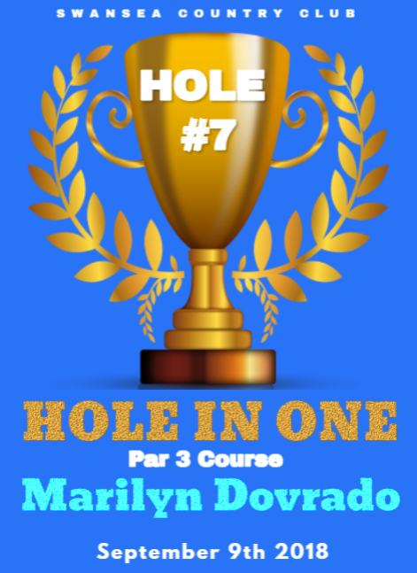 Hole in one par 3 course marilyn dovrado september 9th 2018