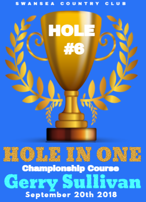 Hole in one championship course gerry sullivan september 20th 2018