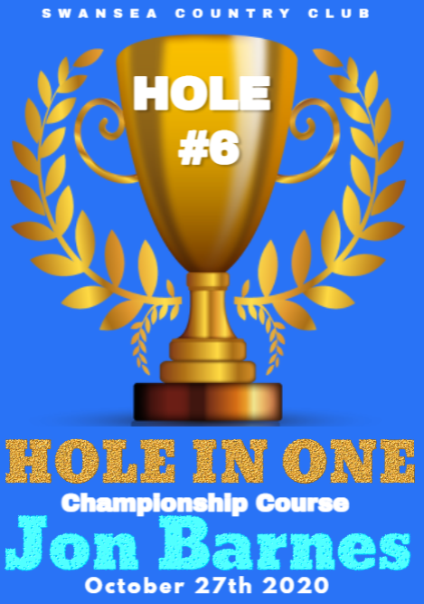 Hole in one championship course jon barnes october 27th 2020