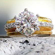 Jewelry resale -Beatiful diamond ring sitting on granite stone in Warren, OH