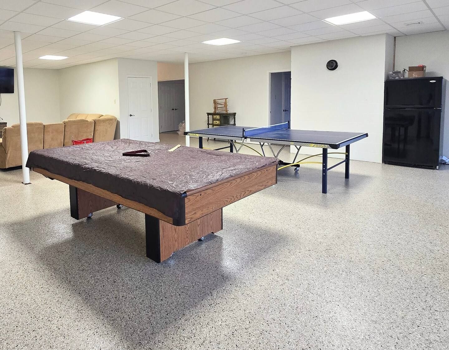 Pool table and Ping pong table