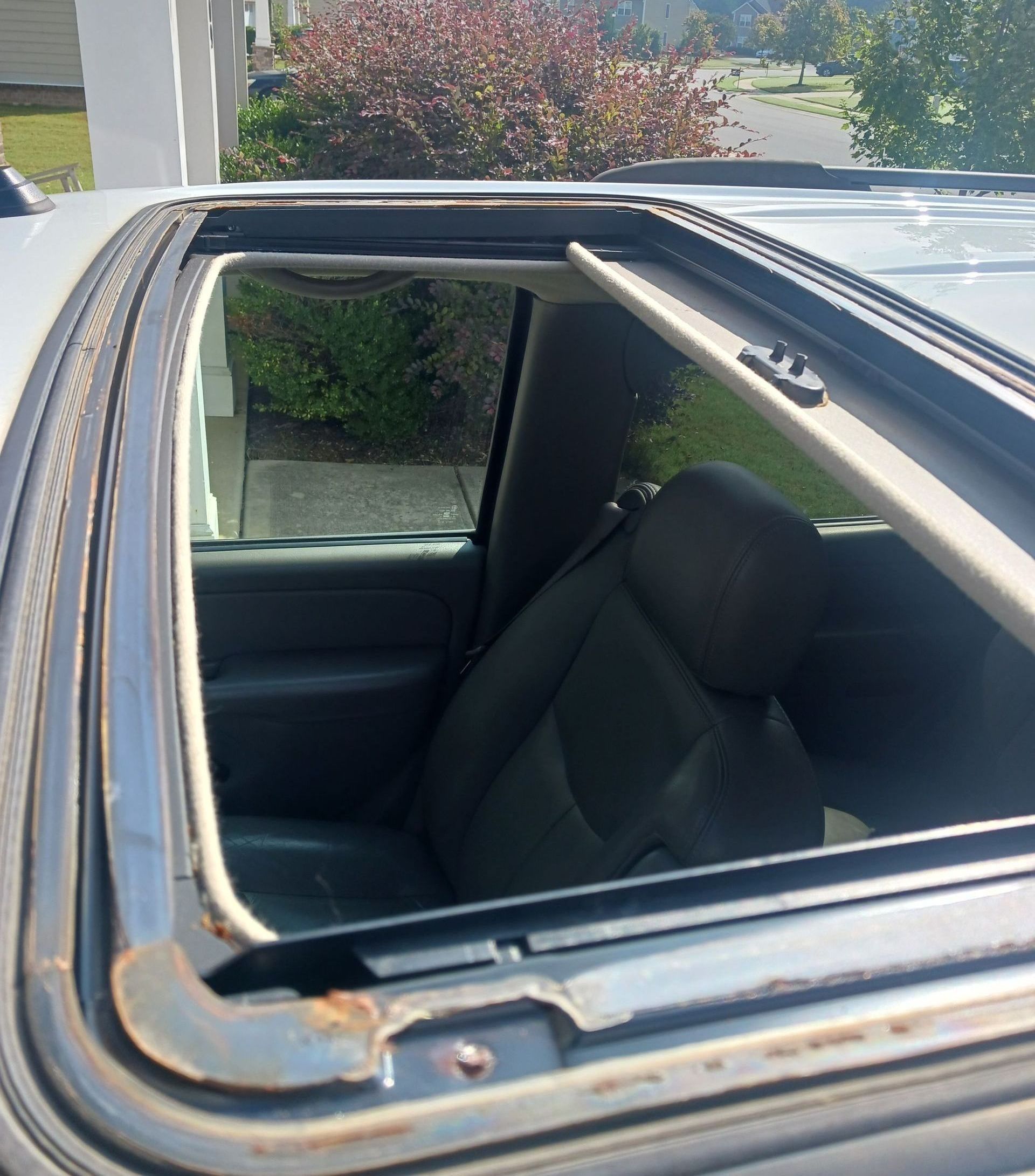 Before Sunroof Replacement in Charlotte, NC