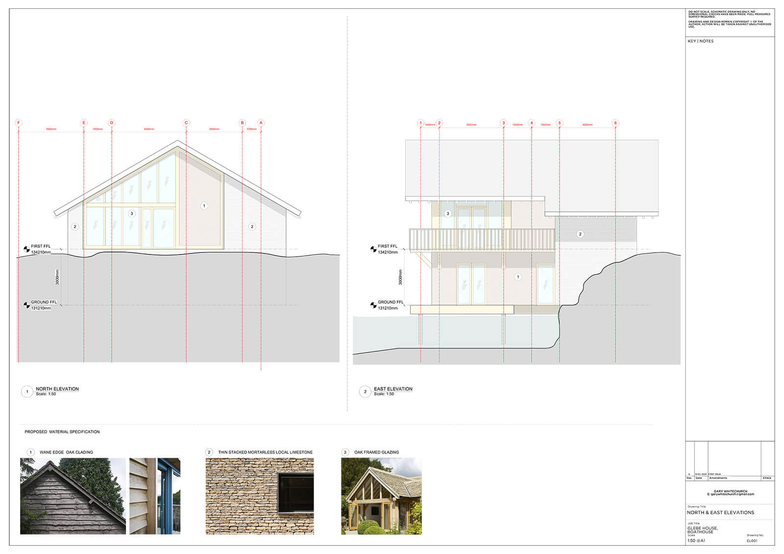 Architectural drawing for feasibility studies