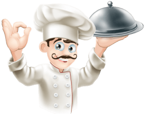 Illustrazione di un cuoco
