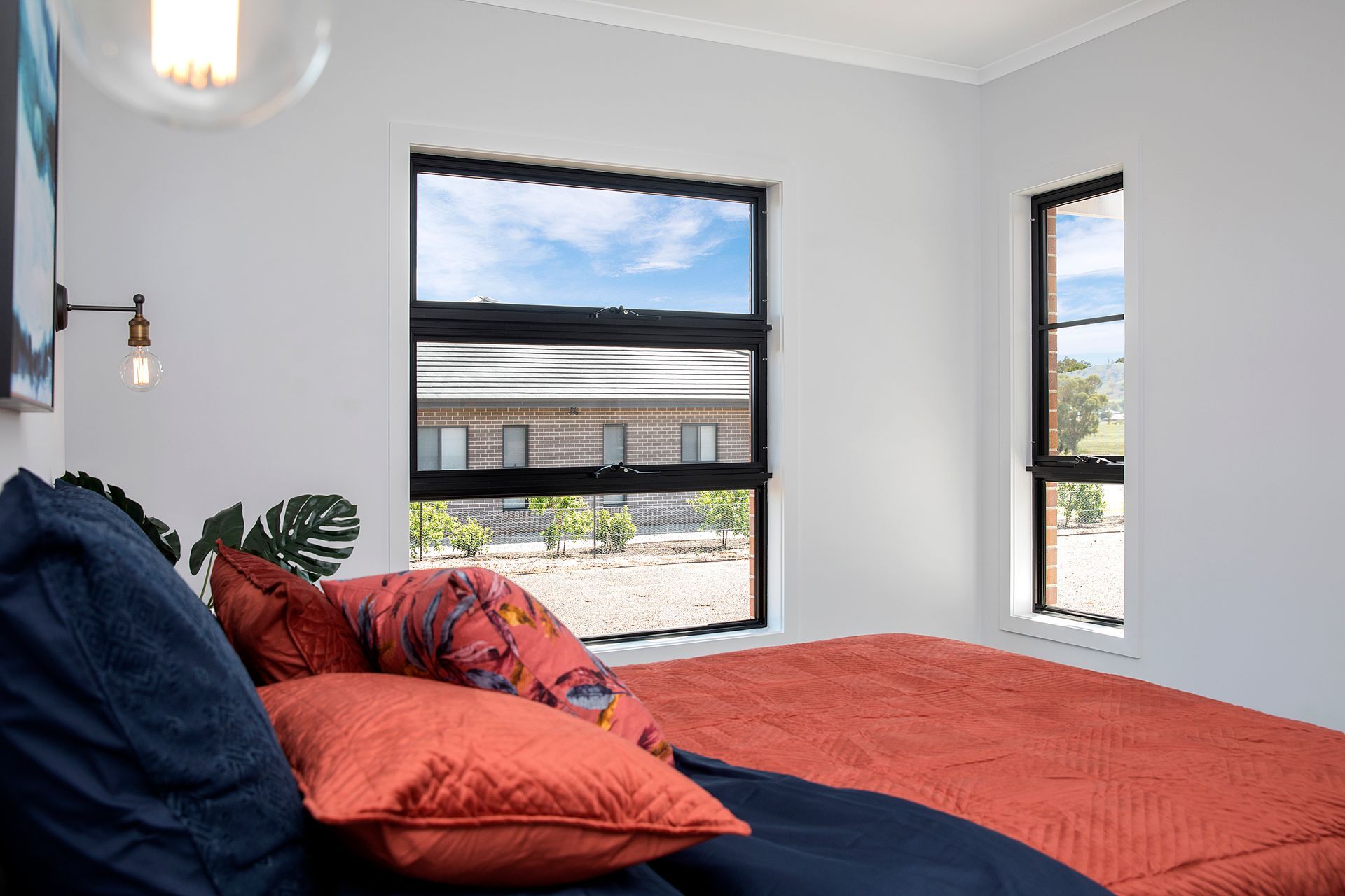Black and white awning over a window — Windows & Doors in Armidale, NSW