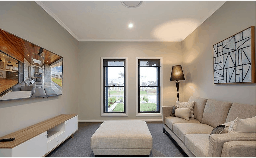 Two windows in living room — Double Glazed Windows in Tamworth, NSW