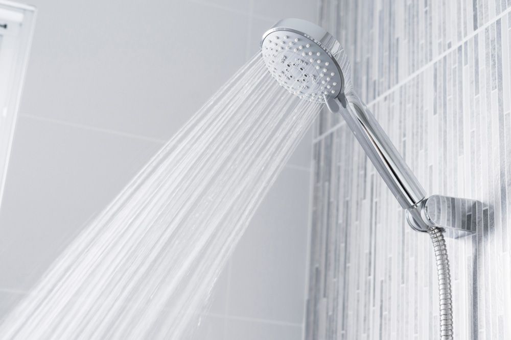 Running water from shower — Shower Screens in Tamworth, NSW
