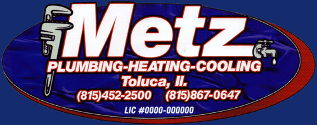 Logo, Metz Plumbing, Heating & Cooling, LLC, Plumbing & HVAC Contractor in Toluca, IL