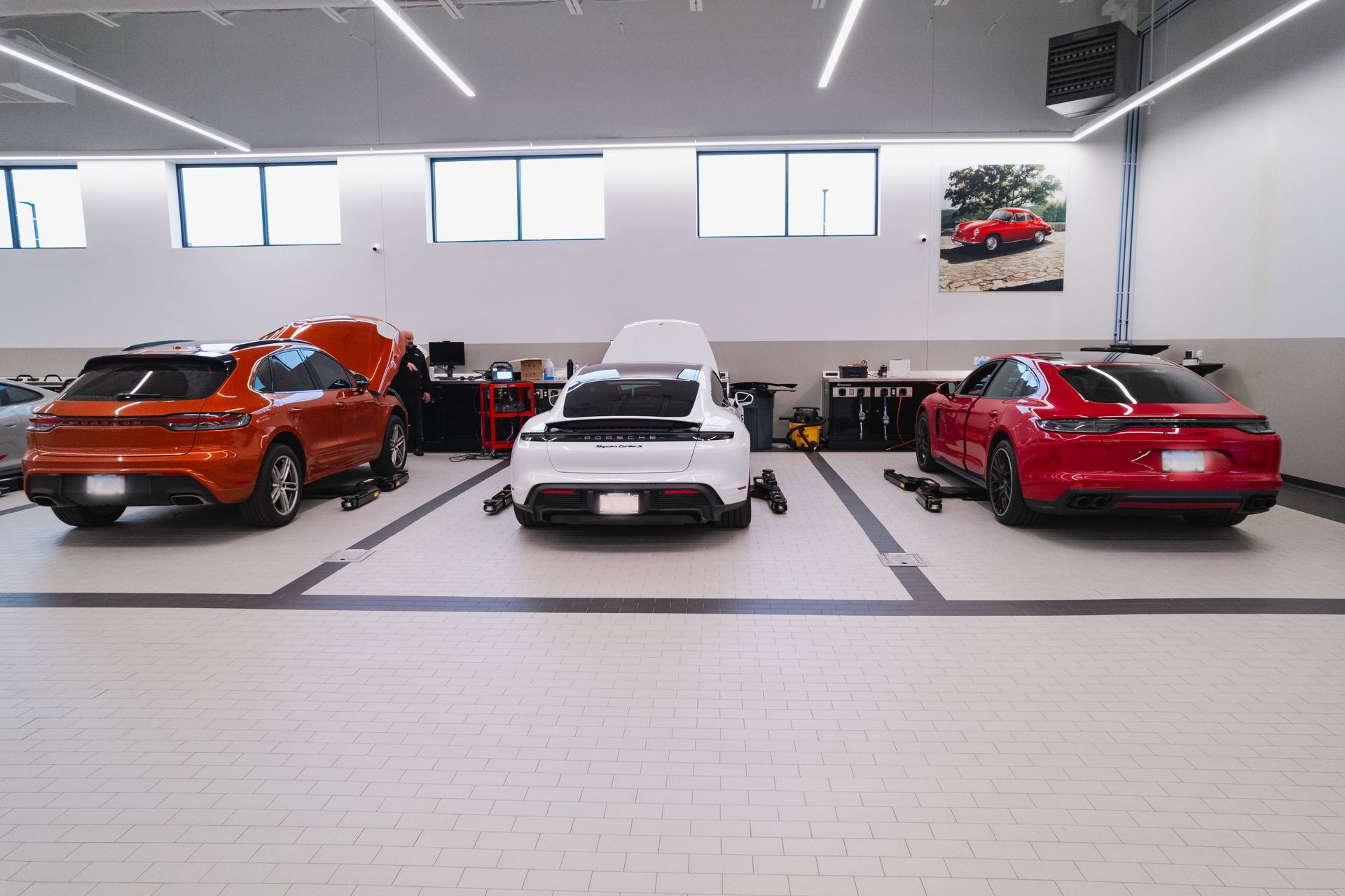 A piece of cardboard and a piece of concrete on a white background.