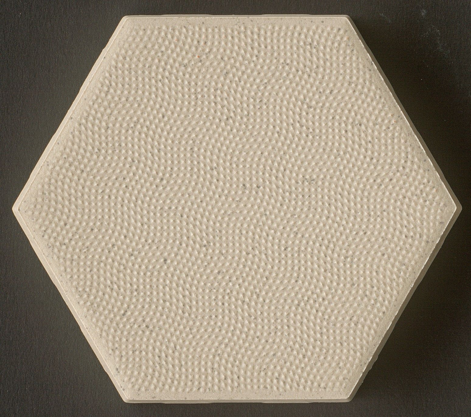 Hexagon shaped fully vitrified tile in R13 Safety Plus Surface Finish