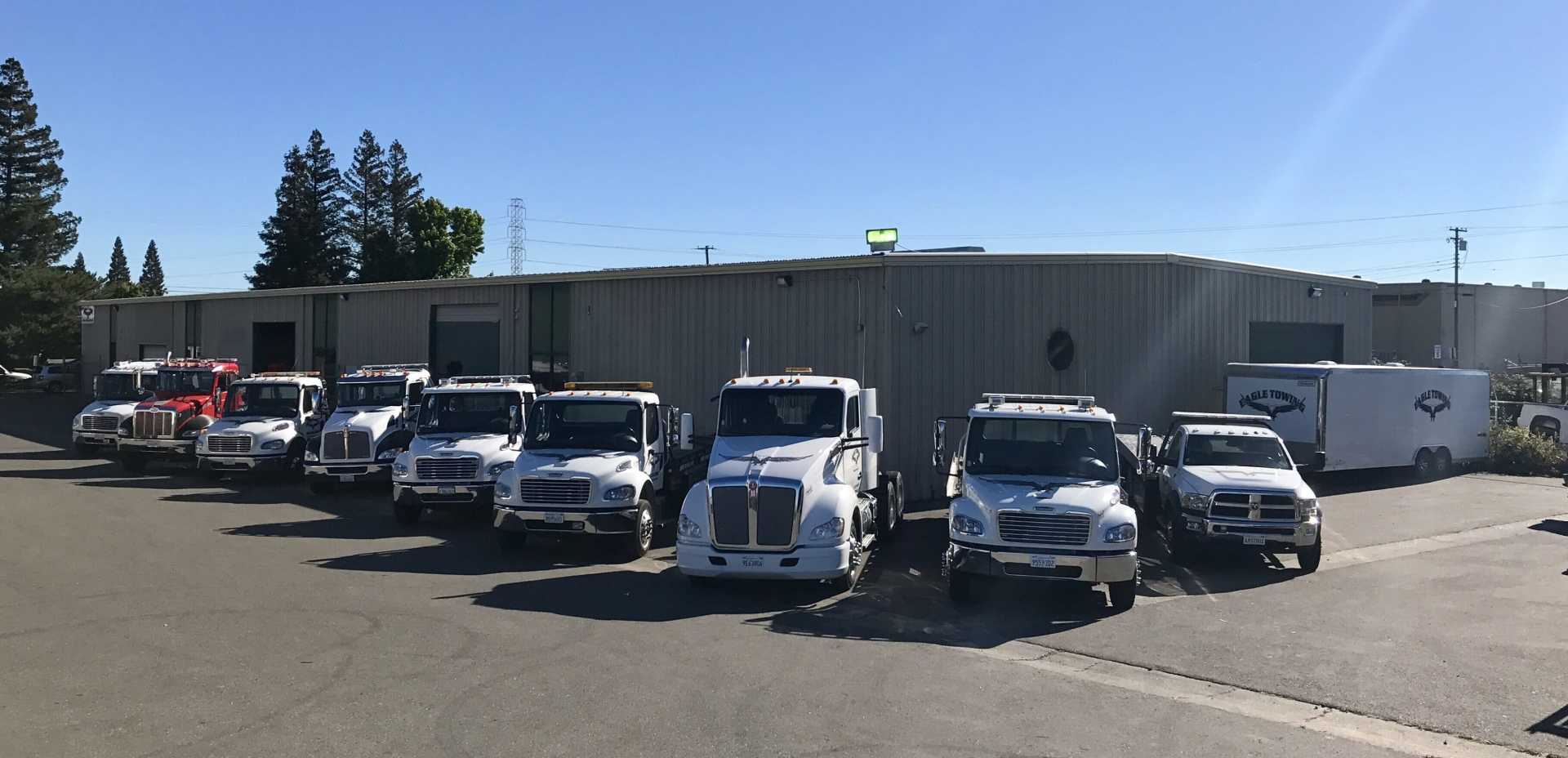 Many Trucks Outside Of Building — Lockouts in Sacramento, CA