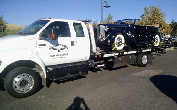 Black Classic Car Has Been Towed — Lockouts in Sacramento, CA