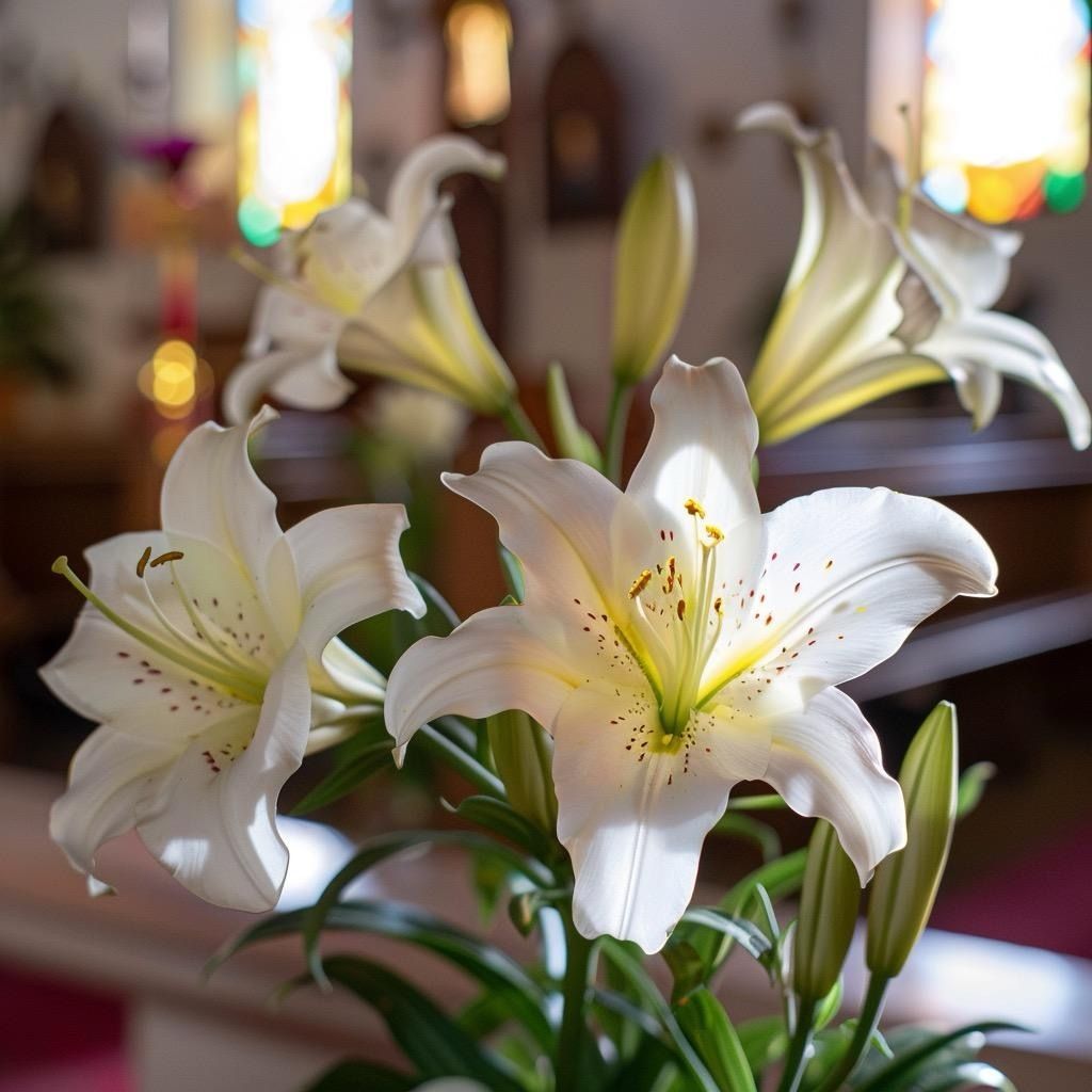 A bunch of white flowers with a yellow center