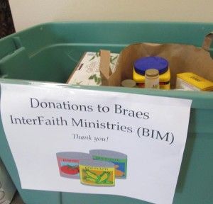 Donations to braes interfaith ministries ( bim ) are being accepted