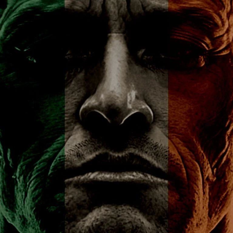 Actor John Joseph Stoneface Quinlan Irish Colors 2022