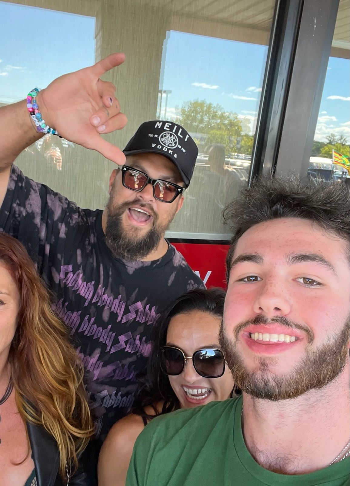 Jason Momoa with my son (2024)