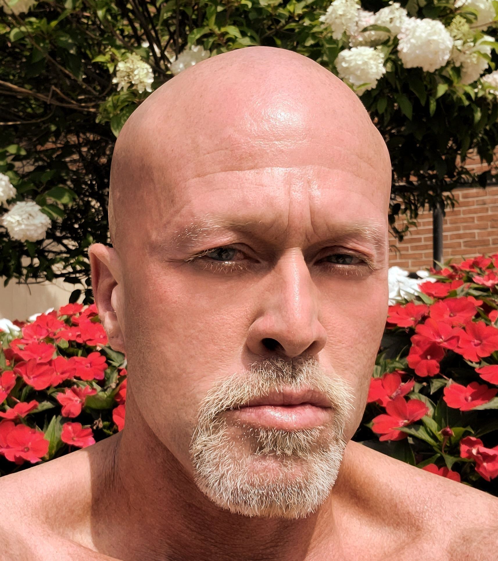 Model & Actor John J. Quinlan White Blonde Natural Head Shot 2021