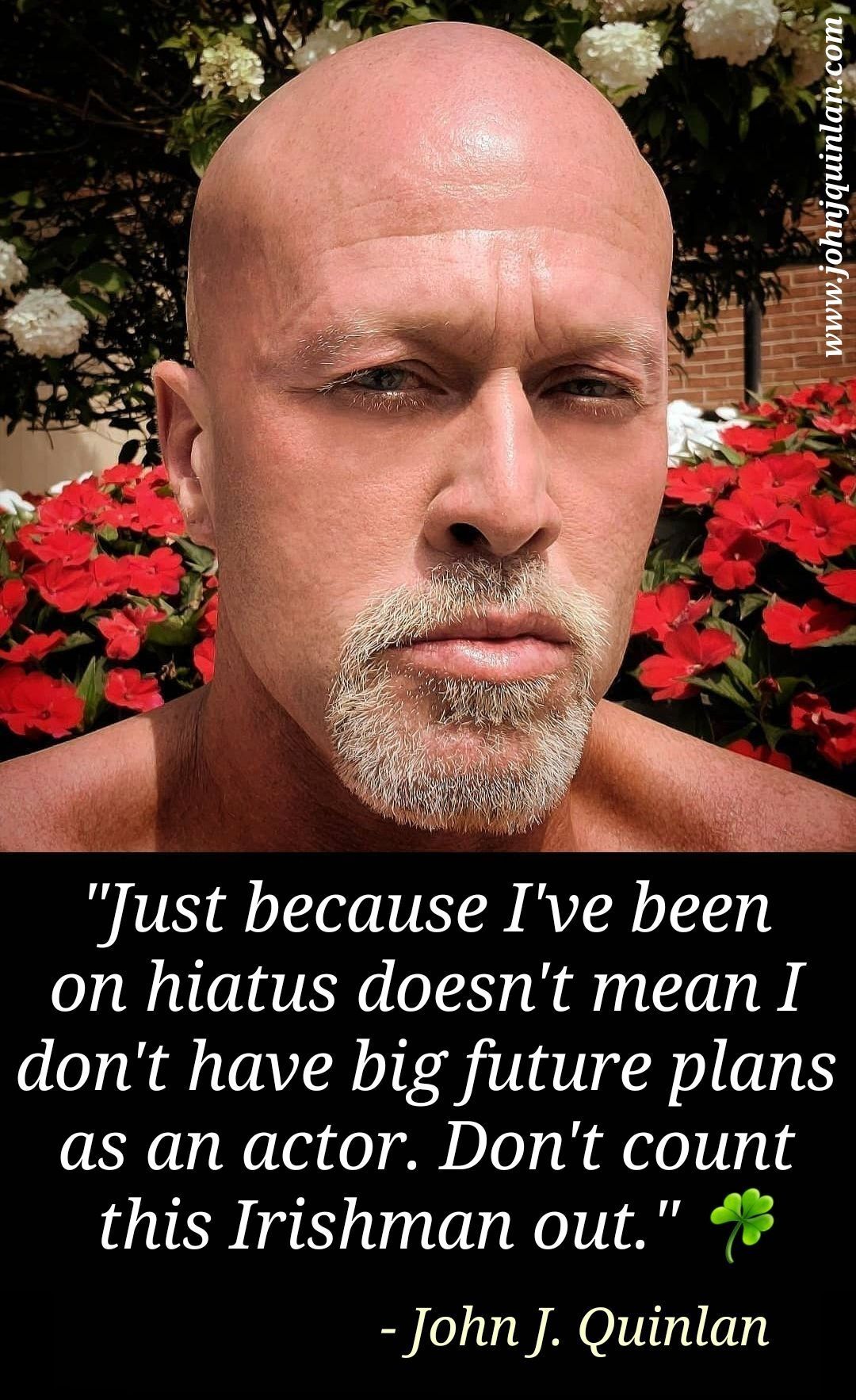 Model & Actor John J. Quinlan White Blonde Stoneface Poster